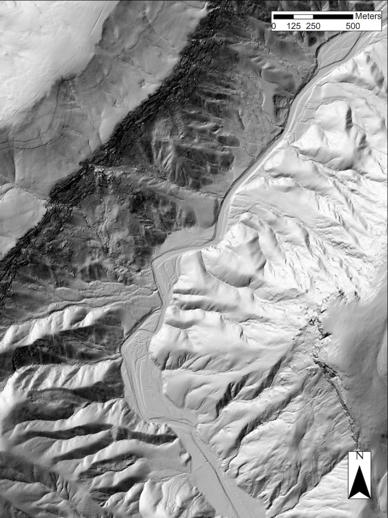 (LiDAR Image of Linville River)